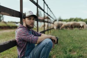 image of young farmer