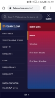 picture of Fc Barcelona website/